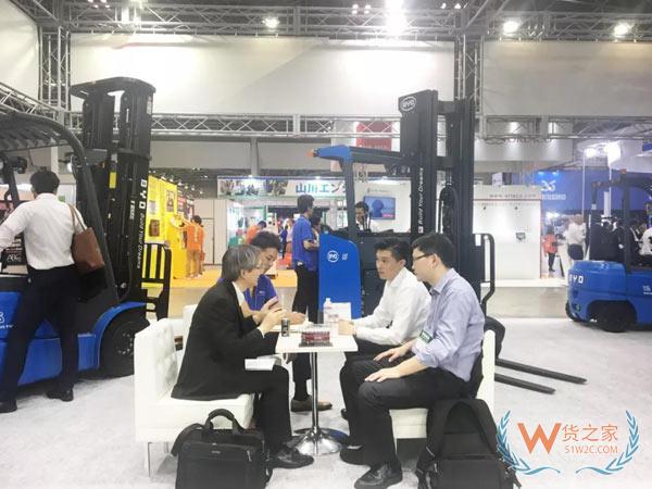 比亞迪叉車亮相日本國際物流綜合展！貨之家