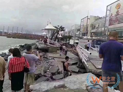 深圳港碼頭“山竹”過后一片狼藉！-貨之家