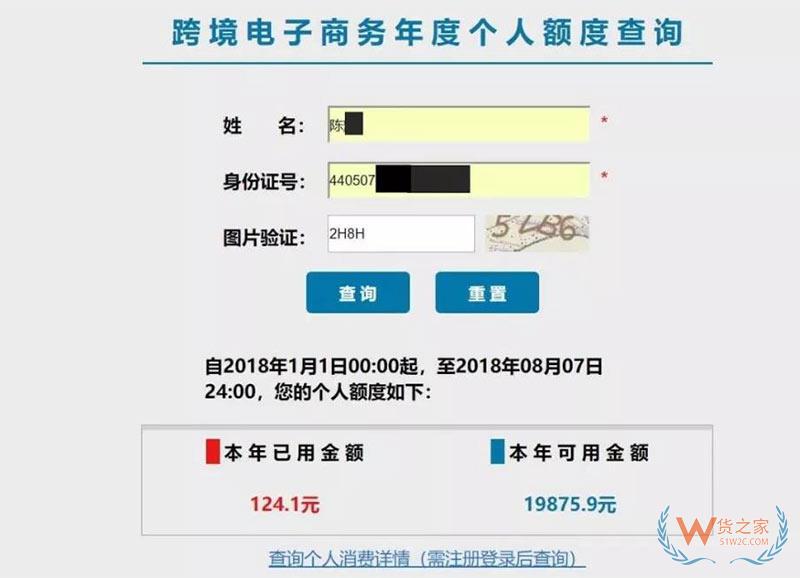 剁手節(jié)剛過，快來查查你的跨境電商個(gè)人額度用了多少！貨之家